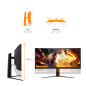 AOC G4 CU34G4CA Monitor PC 86,4 cm (34") 3440 x 1440 Pixel Wide Quad HD Nero, Rosso