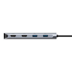 Targus DOCK427GL replicatore di porte e docking station per laptop Cablato USB 3.2 Gen 2 (3.1 Gen 2) Type-C Grigio