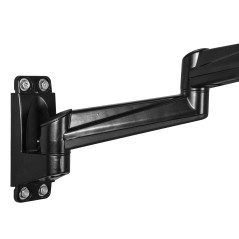 StarTech.com Braccio per doppio monitor - Supporto a parete per 2 display 24" (5Kg) VESA ergonomico e articolato - Traversa