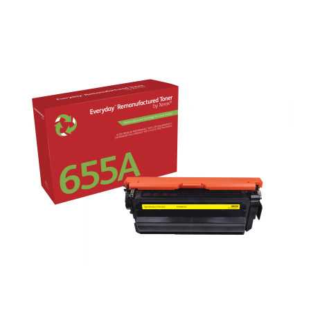 Everyday Rigenerato Toner rigenerato Everyday™ di Xerox Giallo compatibile con HP 655A (CF452A), Capacità standard 006R04345