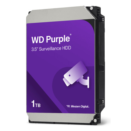 Western Digital Purple disco rigido interno 1 TB 5400 Giri min 64 MB 3.5" Serial ATA III