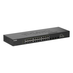 D-Link DGS-1530-28 E switch di rete Gestito L2 Gigabit Ethernet (10 100 1000) Nero