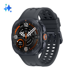 Samsung Galaxy Watch Ultra2, 47 mm, Titanium Gray, LTE, design resistente, 800mAh, IP69K, luminosità 5000nit, trail run,