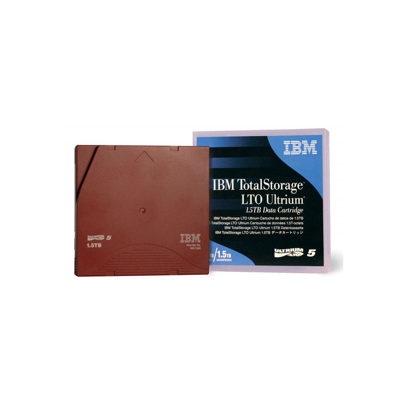 IBM 46X1290 supporto di archiviazione di backup Nastro dati vuoto 1,5 TB LTO IBM 46X1290 supporto di archiviazione di backup Nastro dati vuoto 1,5 TB LTO