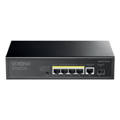Strong SW5011POE+ switch di rete Gigabit Ethernet (10 100 1000) Supporto Power over Ethernet (PoE) Montaggio da desktop parete