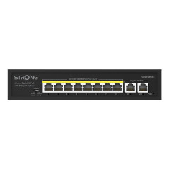 Strong SW8010POE+ switch di rete Gigabit Ethernet (10/100/1000) Supporto Power over Ethernet (PoE) Desktop Nero