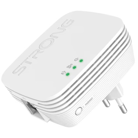 Strong Powerline 600 Duo Mini 600 Mbit/s Collegamento ethernet LAN Bianco 2 pz