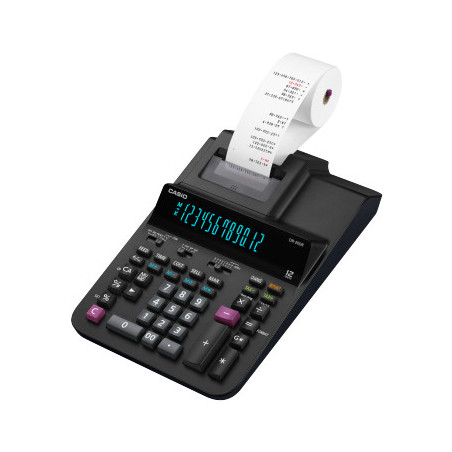Casio DR-200R-BK calcolatrice Desktop Calcolatrice con stampa Nero