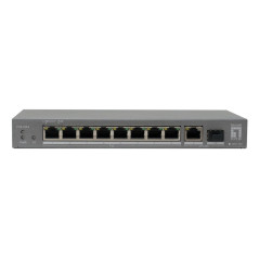 LevelOne GEP-1011 switch di rete Non gestito L2 Gigabit Ethernet (10 100 1000) Supporto Power over Ethernet (PoE) Montaggio da