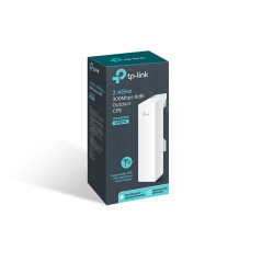 TP-Link 2.4GHz 300Mbps 9dBi Outdoor CPE 300 Mbit s Bianco Supporto Power over Ethernet (PoE)
