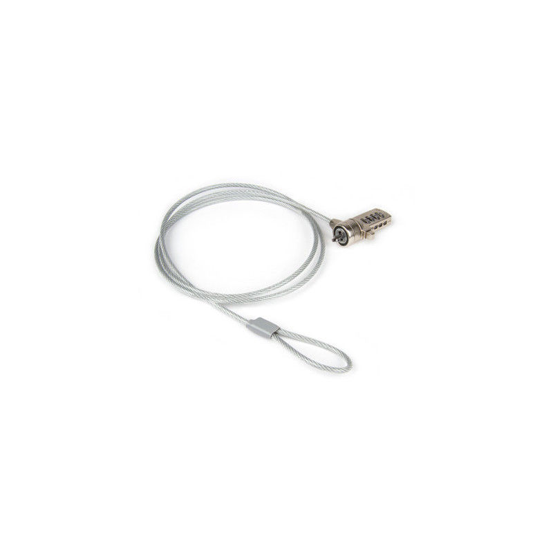 Hamlet XNBLOCK15N cavo di sicurezza Metallico, Bianco 1,5 m Hamlet XNBLOCK15N cavo di sicurezza Metallico, Bianco 1,5 m