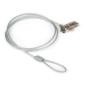 Hamlet XNBLOCK15N cavo di sicurezza Metallico, Bianco 1,5 m Hamlet XNBLOCK15N cavo di sicurezza Metallico, Bianco 1,5 m