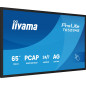 iiyama T6529AS-B1AG visualizzatore di messaggi Design chiosco 163,8 cm (64.5") LED Wi-Fi 420 cd/m² 4K Ultra HD Nero Touch iiyama T6529AS-B1AG visualizzatore di messaggi Design chiosco 163,8 cm (64.5") LED Wi-Fi 420 cd/m² 4K Ultra HD Nero Touch