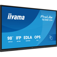 iiyama TE9813A-B2AG visualizzatore di messaggi Design chiosco 2,48 m (97.5") Wi-Fi 500 cd m² 4K Ultra HD Nero Touch screen