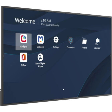 Viewsonic CDE7514-2C visualizzatore di messaggi Pannello piatto per segnaletica digitale 190,5 cm (75") LCD Wi-Fi 500 cd/m² 4K