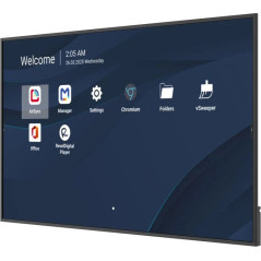 Viewsonic CDE7514-2C visualizzatore di messaggi Pannello piatto per segnaletica digitale 190,5 cm (75") LCD Wi-Fi 500 cd m² 4K