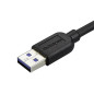 StarTech.com Cavo USB 3.0 Tipo A a Micro B slim - Connettore USB3.0 A a Micro B slim ad angolo sinistro Gen 1 (5 Gbps) - 1m StarTech.com Cavo USB 3.0 Tipo A a Micro B slim - Connettore USB3.0 A a Micro B slim ad angolo sinistro Gen 1 (5 Gbps) - 1m