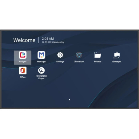 Viewsonic CDE6514-2C visualizzatore di messaggi Pannello piatto per segnaletica digitale 165,1 cm (65") LCD Wi-Fi 500 cd m² 4K