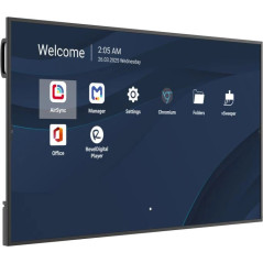 Viewsonic CDE6514-2C visualizzatore di messaggi Pannello piatto per segnaletica digitale 165,1 cm (65") LCD Wi-Fi 500 cd/m² 4K