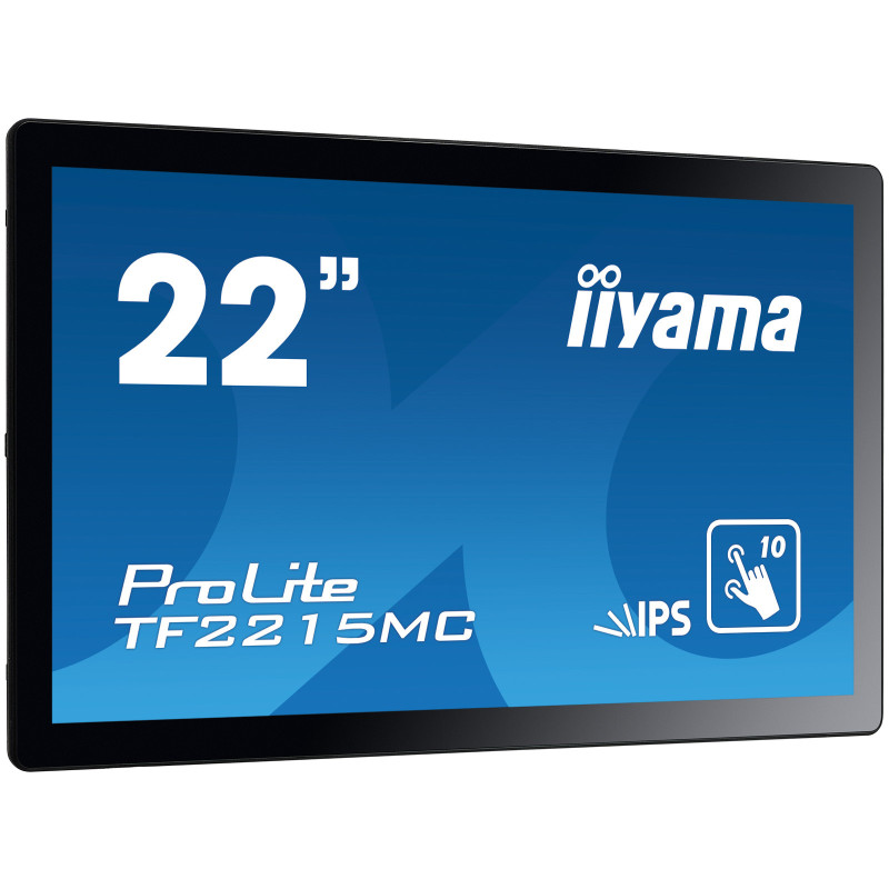iiyama ProLite TF2215MC-B2 Monitor PC 54,6 cm (21.5") 1920 x 1080 Pixel Full HD LED Touch screen Multi utente Nero
