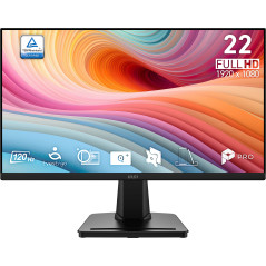 MSI PRO MP225 E12VL Monitor PC 54,5 cm (21.4") 1920 x 1080 Pixel Full HD Nero
