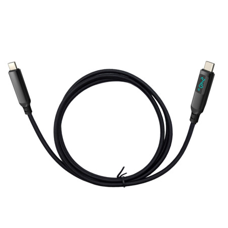 i-tec Thunderbolt 4 USB4 Class Pro Cable 240W with LCD (40 Gbps, 150 cm)