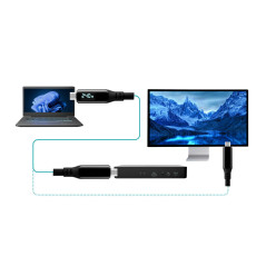 i-tec Thunderbolt 4 USB4 Class Pro Cable 240W with LCD (40 Gbps, 150 cm)