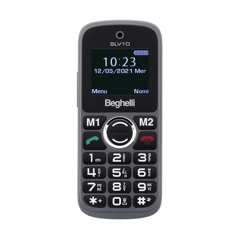 Beghelli SLV10 4,5 cm (1.77") 81 g Nero Telefono per anziani