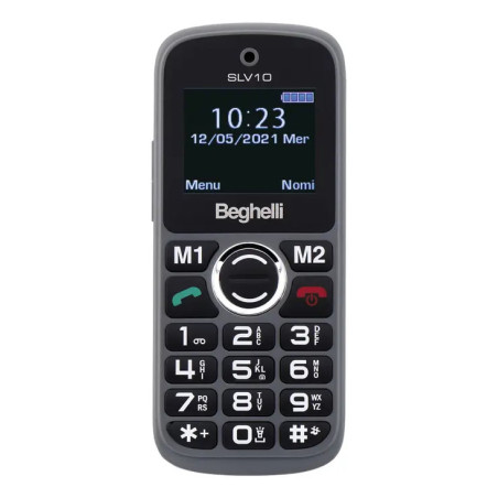 Beghelli SLV10 4,5 cm (1.77") 81 g Nero Telefono per anziani