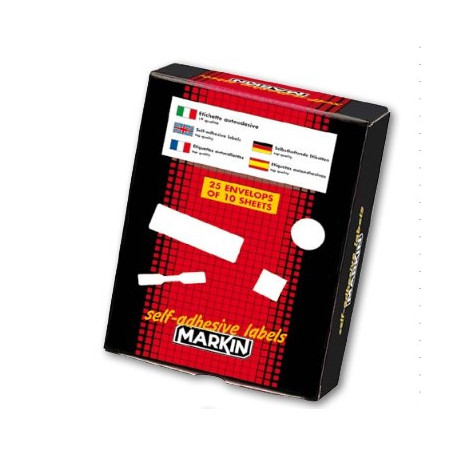 Markin X10005BL etichetta autoadesiva Giallo 630 pz