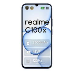 realme C100x 17,3 cm (6.8") Android 16.0 4G USB tipo-C 4 GB 256 GB 7500 mAh Blu