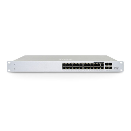 Cisco Meraki MS130-24P switch di rete Gestito L2 Gigabit Ethernet (10 100 1000) Supporto Power over Ethernet (PoE) 1U Bianco