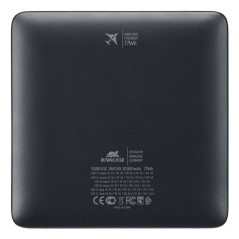 Rivacase Turbo Polimeri di litio (LiPo) 20000 mAh Nero