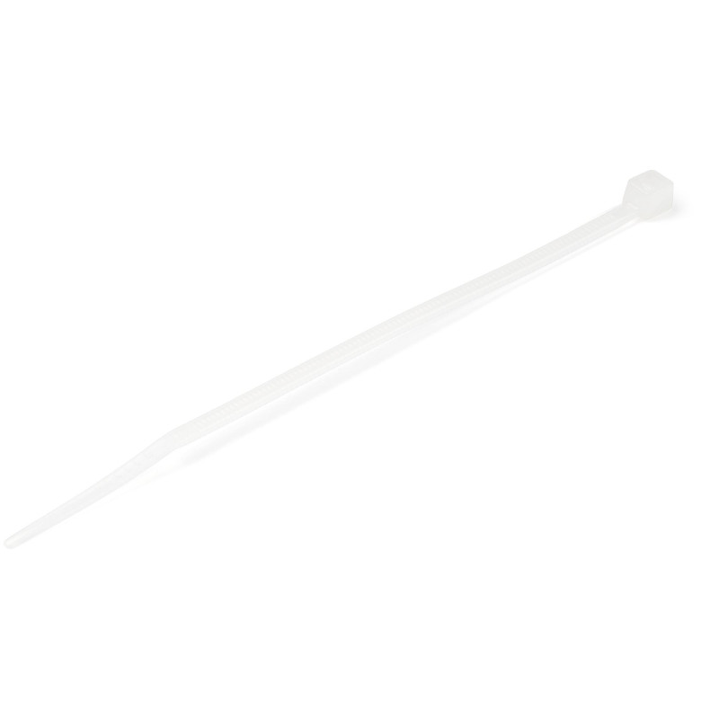 StarTech.com Fascetta Fermacavi da 10cm - Fascetta in Plastica Stringicavo Larga 2mm, Diametro del Fascio 22mm, Resistenza alla