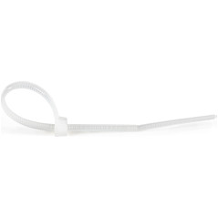 StarTech.com Fascetta Fermacavi da 10cm - Fascetta in Plastica Stringicavo Larga 2mm, Diametro del Fascio 22mm, Resistenza alla