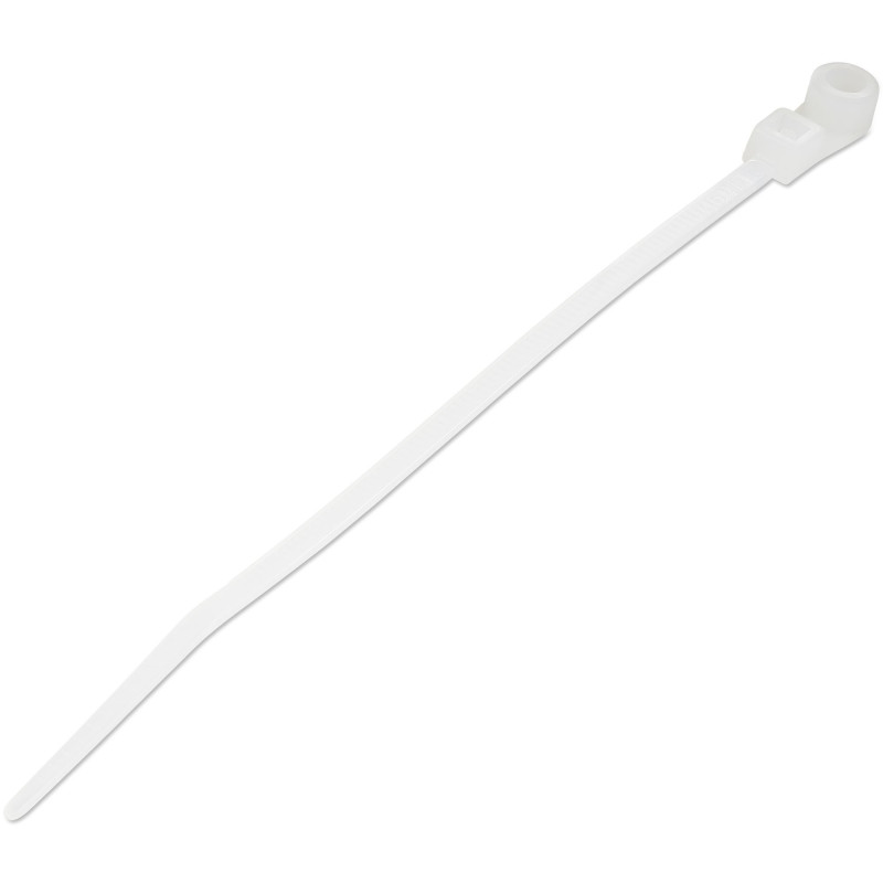 StarTech.com Fascette fermacavo da 10 cm con foro di montaggio - 2 mm di larghezza, 24 mm di diametro del fascio, 8 kg di