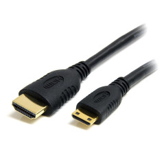 StarTech.com Cavo Mini HDMI a HDMI con Ethernet da 1m - Cavo Adattatore Mini HDMI a HDMI 4K 30Hz ad Alta Velocità - Da