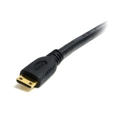 StarTech.com Cavo Mini HDMI a HDMI con Ethernet da 1m - Cavo Adattatore Mini HDMI a HDMI 4K 30Hz ad Alta Velocità - Da