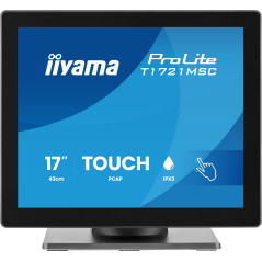 iiyama ProLite T1721MSC-B3 Monitor PC 43,2 cm (17") 1280 x 1024 Pixel SXGA Touch screen Da tavolo Nero