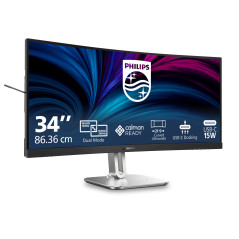 Philips Serie 5000 34B2U5900C 00 Monitor PC 86,4 cm (34") 5120 x 2160 Pixel WUHD LCD Grigio