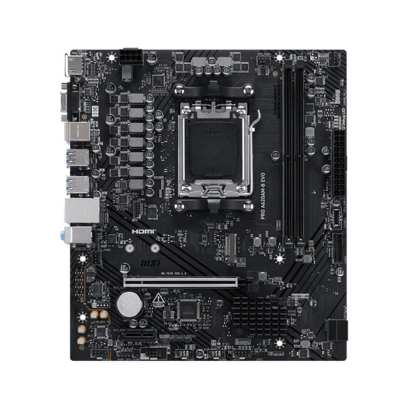MSI PRO A620AM-B EVO scheda madre AMD A620A Socket AM5 ATX