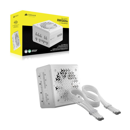 Corsair RM Series RM1000e alimentatore per computer 1000 W 24-pin ATX ATX Bianco