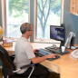 Ergotron WorkFit -A, Single LD @ Worksurface+ 61 cm (24") Scrivania Nero Ergotron WorkFit -A, Single LD @ Worksurface+ 61 cm (24") Scrivania Nero