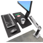 Ergotron WorkFit -A, Single LD @ Worksurface+ 61 cm (24") Scrivania Nero Ergotron WorkFit -A, Single LD @ Worksurface+ 61 cm (24") Scrivania Nero