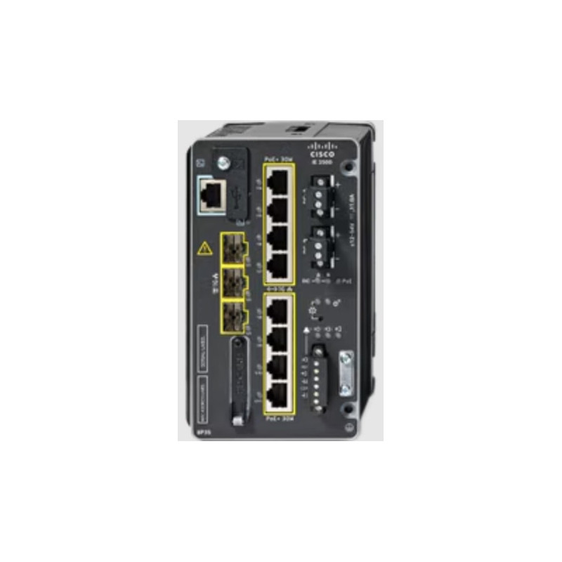 Cisco IE-3500-8P3S-E switch di rete Gestito L2 Gigabit Ethernet (10/100/1000) Supporto Power over Ethernet (PoE) Nero Cisco IE-3500-8P3S-E switch di rete Gestito L2 Gigabit Ethernet (10/100/1000) Supporto Power over Ethernet (PoE) Nero