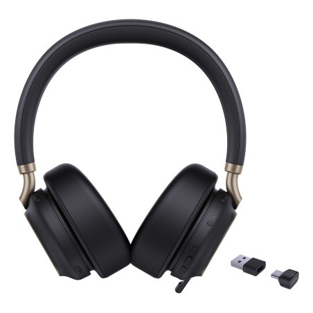 Yealink BH76 Plus Teams USB-C A Auricolare Wireless A Padiglione Musica e Chiamate USB Type-C   USB Type-A Bluetooth Nero