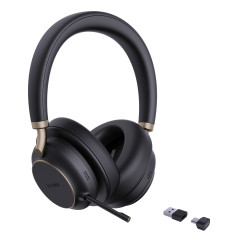 Yealink BH76 Plus Teams USB-C/A Auricolare Wireless A Padiglione Musica e Chiamate USB Type-C / USB Type-A Bluetooth Nero