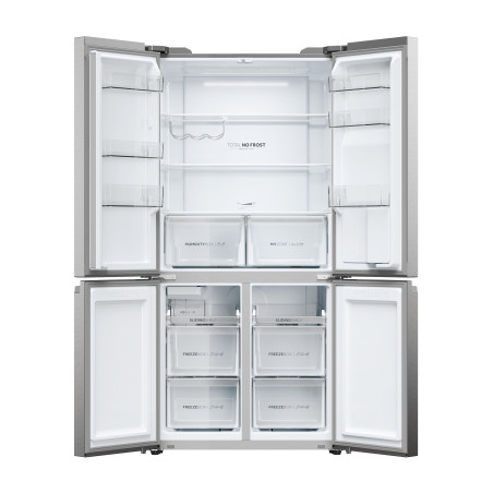Haier HCR5919EHMP Libera installazione 525 L Platino, Acciaio inox