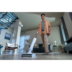 Hoover HW400 011 Aspirapolvere verticale Batteria Secco e bagnato Senza sacchetto 0,55 L 220 W Bianco