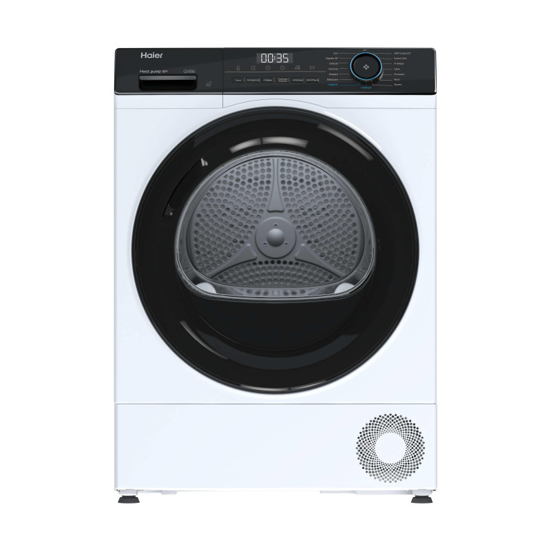 Haier I-Pro Series 3 I-Pro Serie 3, Asciugatrice 10 KG, Classe D, Bianco, Inverter, Wi-Fi, Hygienic, HD100-D939E-IT Haier I-Pro Series 3 I-Pro Serie 3, Asciugatrice 10 KG, Classe D, Bianco, Inverter, Wi-Fi, Hygienic, HD100-D939E-IT